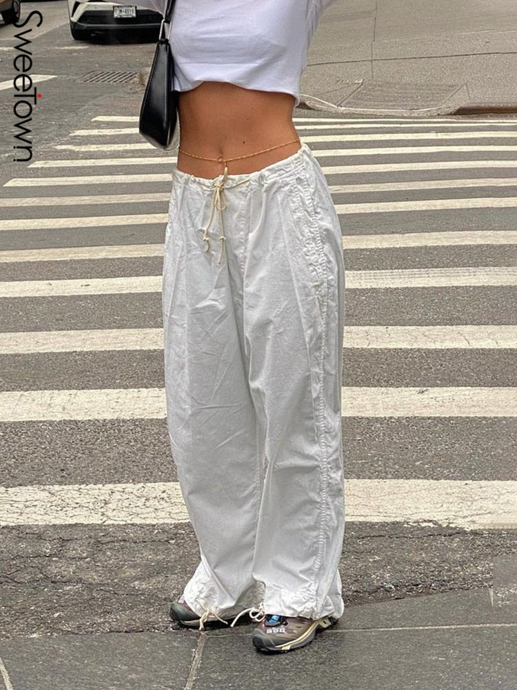 Casual Baggy Wide Leg Sweatpants