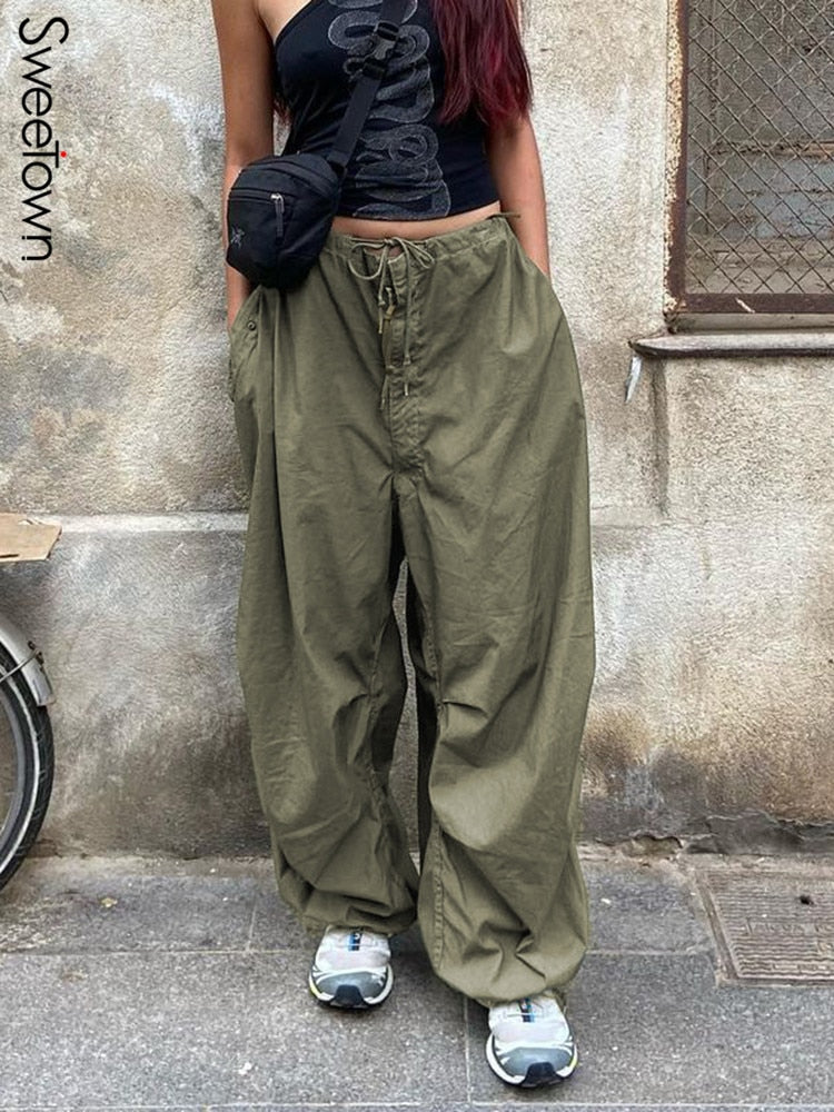 Casual Baggy Wide Leg Sweatpants